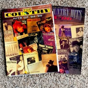 Final price!Piano- Vocal- Guitar Country Music books